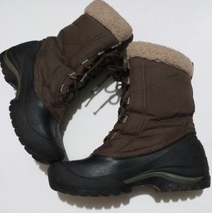 Sorel Brown and Black Winter Boots